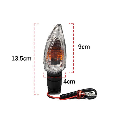 Yellow LED Turn Signal Light for Yamaha LC135 LC150 Sniper155 Clear Lens Plastic Motorcycle Indicator Lamp