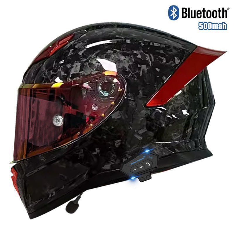 Carbon Fiber Safety helmet for motorcycle racing / ABS flip up （3C Certification）JSLMotors