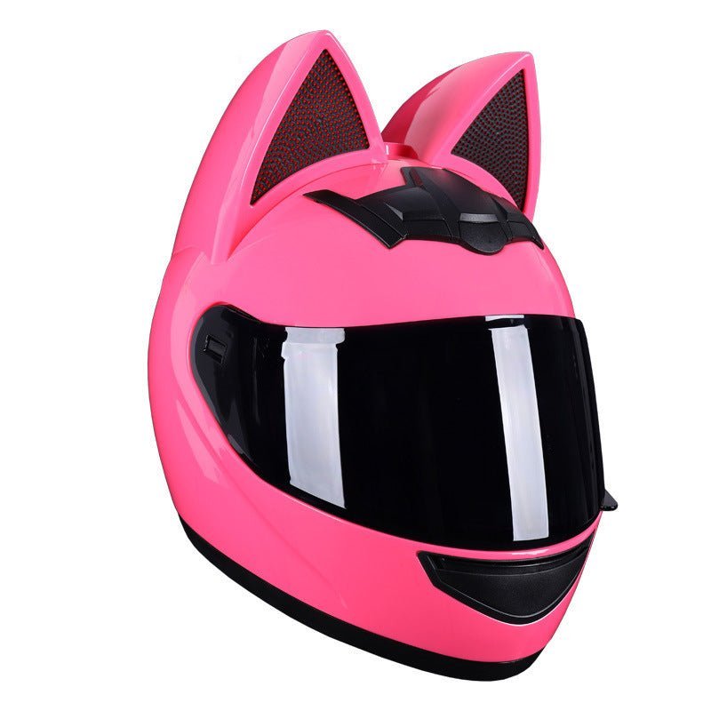 Girls Universal Cat Ear Motorcycle Helmet fit for all seasonsJSLMotors