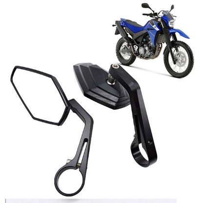 Modified universal motorbike accessories half CNC motorcycle electric rider rearview mirror motor side back mirrorJSLMotors