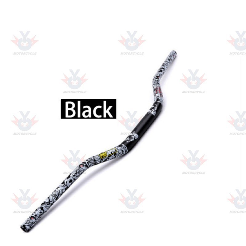 Motocross street 80cm 22mm universal Aluminum motorcycle handlebar skull printJSLMotors