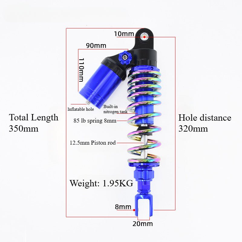 Motorcycle modified rear shock absorber 320mmJSLMotors