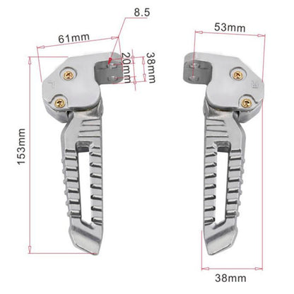 Motorcycle rear pedal foldable scooter for 150cc south 125JSLMotors