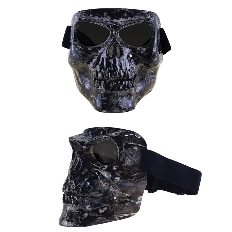 Off - road devil mask with goggles outdoor motorcycle travelJSLMotors