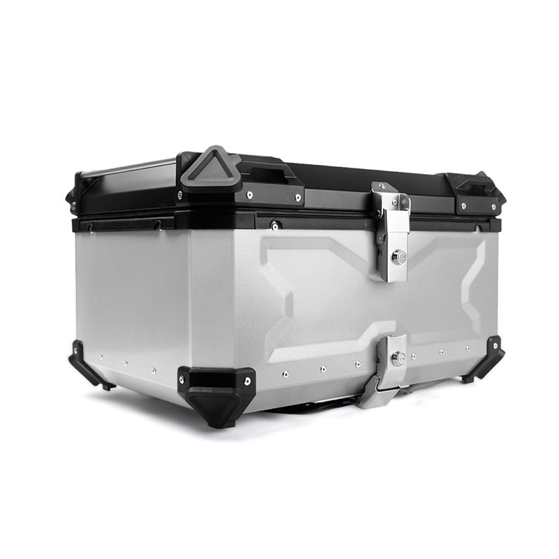 Waterproof motorcycle trunk Aluminum alloy multi - gauge storage box Suitcase SuitcaseJSLMotors