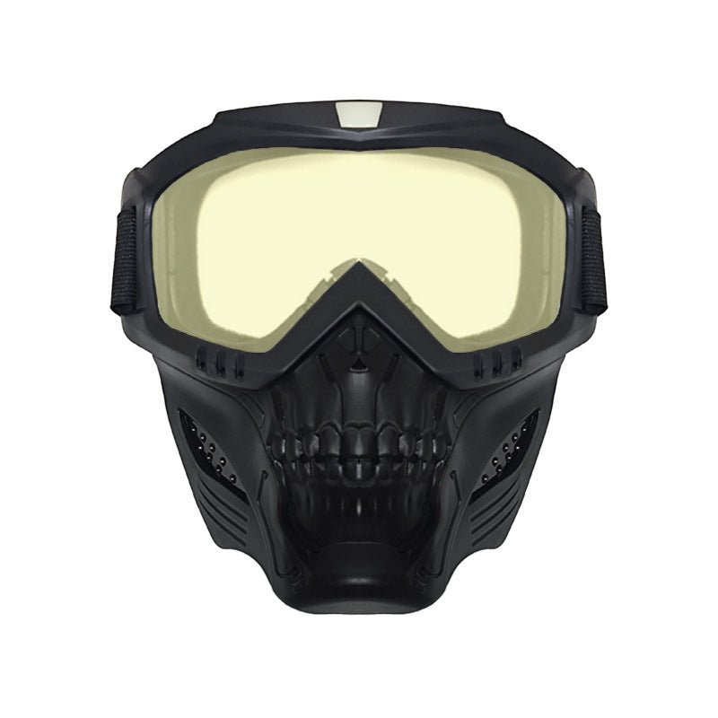 Wind and dust proof motorcycle skull shape riding mask - JSLMotors