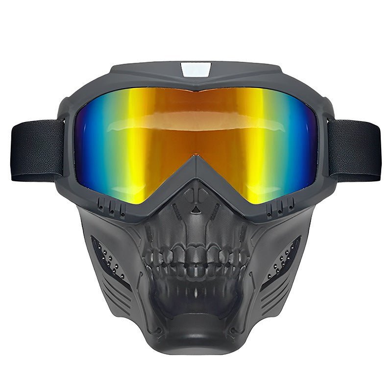 Wind and dust proof motorcycle skull shape riding mask - JSLMotors