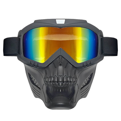 Wind and dust proof motorcycle skull shape riding mask - JSLMotors