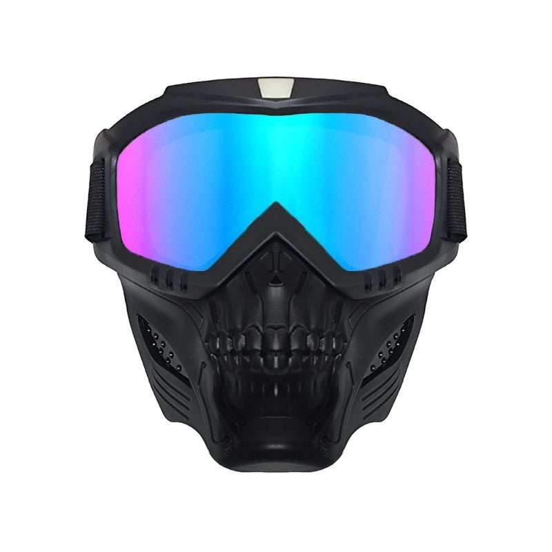 Wind and dust proof motorcycle skull shape riding mask - JSLMotors