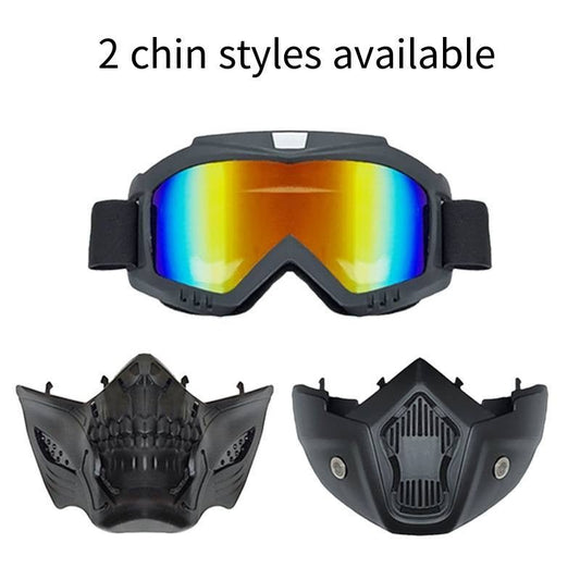 Wind and dust proof motorcycle skull shape riding mask - JSLMotors